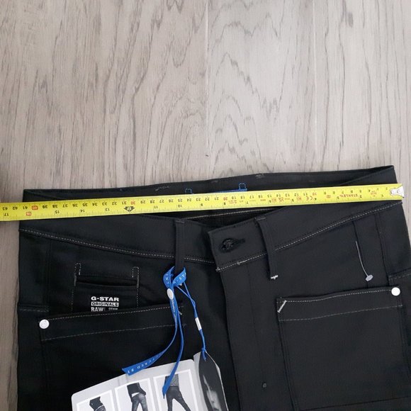 G-Star Raw Jeans Women Low Loose Tapered Fit Size 28 Length 32 Wax Denim - Picture 12 of 16